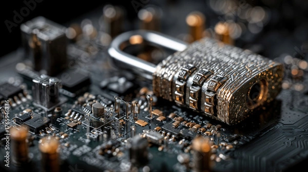 Obraz cyber security concept