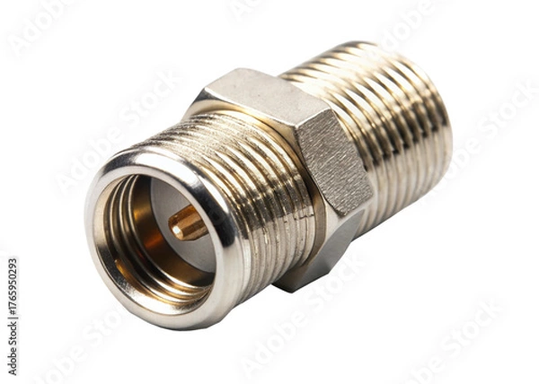 Obraz F type connector 2  isolated on white background