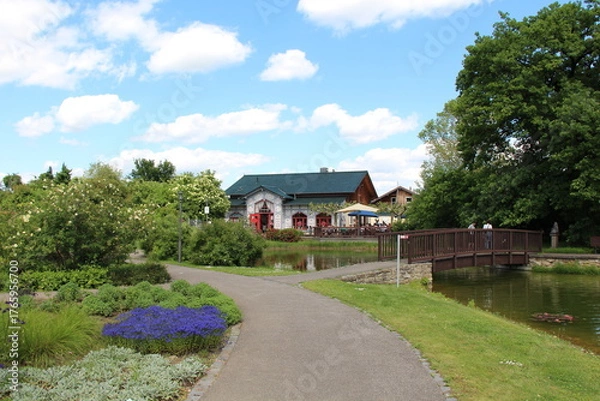 Fototapeta Rosengarten in Bad Langensalza