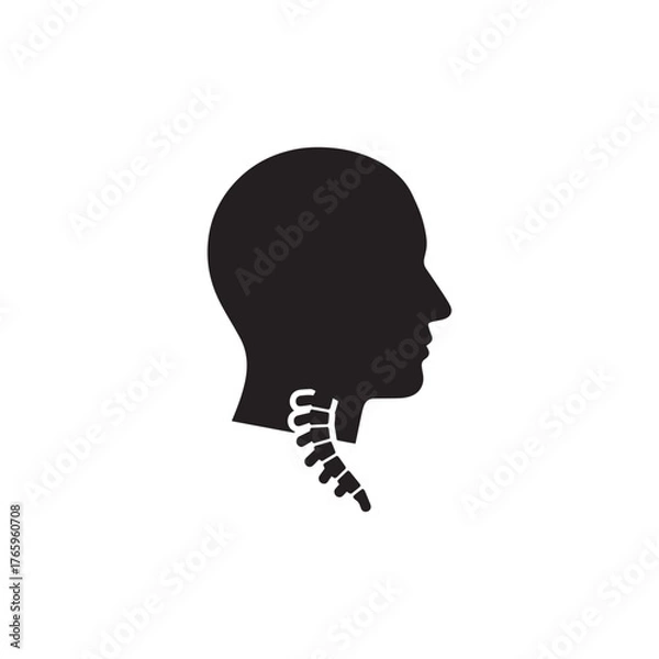 Fototapeta Brain and Spine Integration