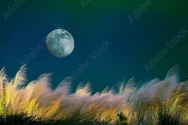 Fototapeta 中秋の名月