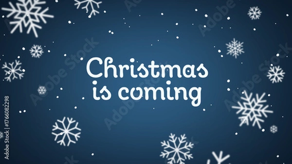 Obraz Christmas Snow Text