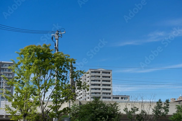 Obraz 高架のある風景