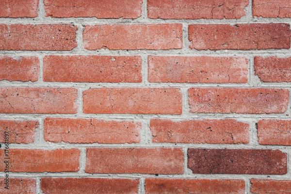 Obraz Red brick wall for loft interior desing