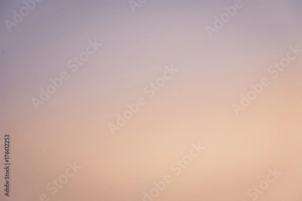 Obraz Gradient view photo: Winter sunset sky as background.