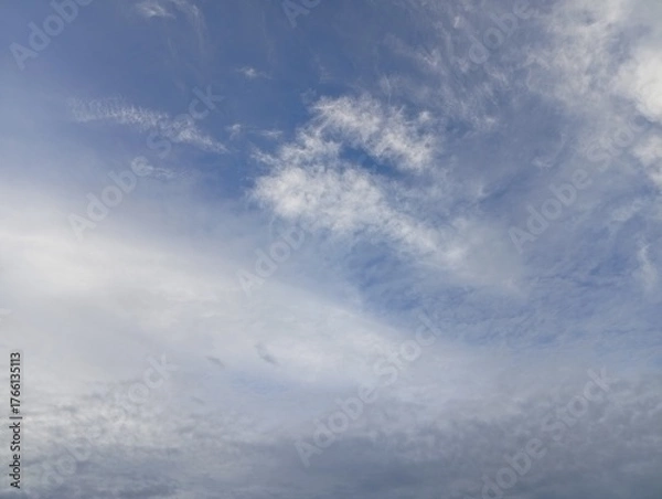 Fototapeta blue sky with clouds