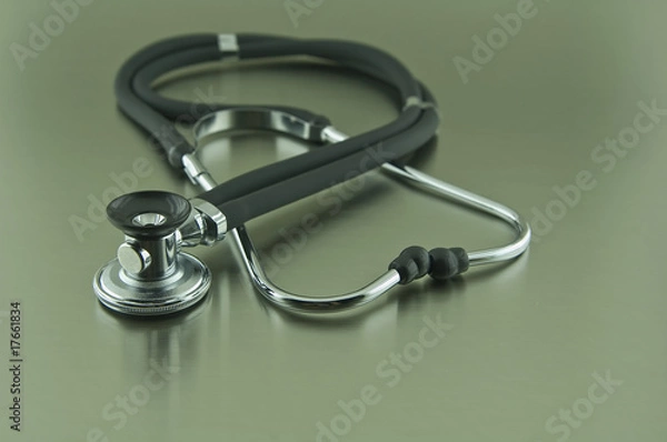 Obraz stethoscope on a white background