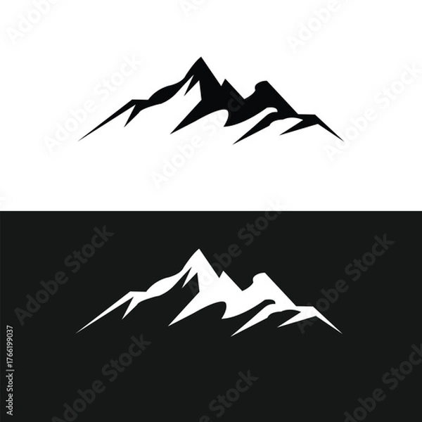 Obraz mountain landscape vector illustration