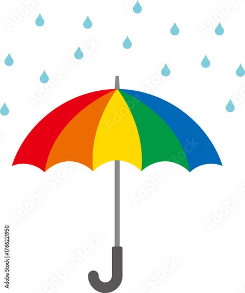 Fototapeta 우산 일러스트