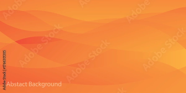 Fototapeta abstract background illustration with orange gradient lines, wallpaper, backdrop, business, and others. vector eps10