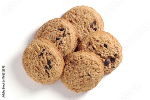 Fototapeta Chocolate chip cookies