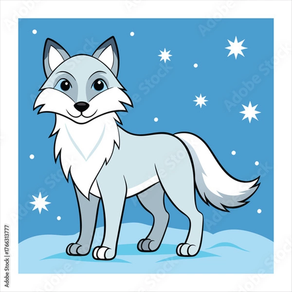 Fototapeta walf vector art