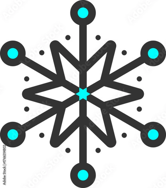 Obraz 겨울-눈-눈꽃-눈결정-눈결정체-눈송이