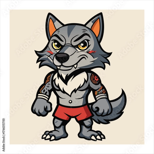 Fototapeta walf vector art