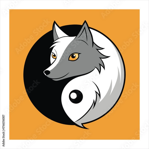 Fototapeta walf vector art