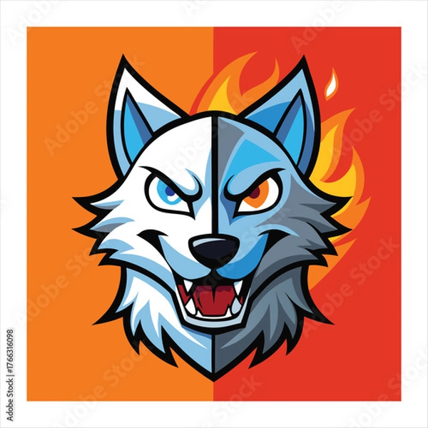 Fototapeta walf vector art