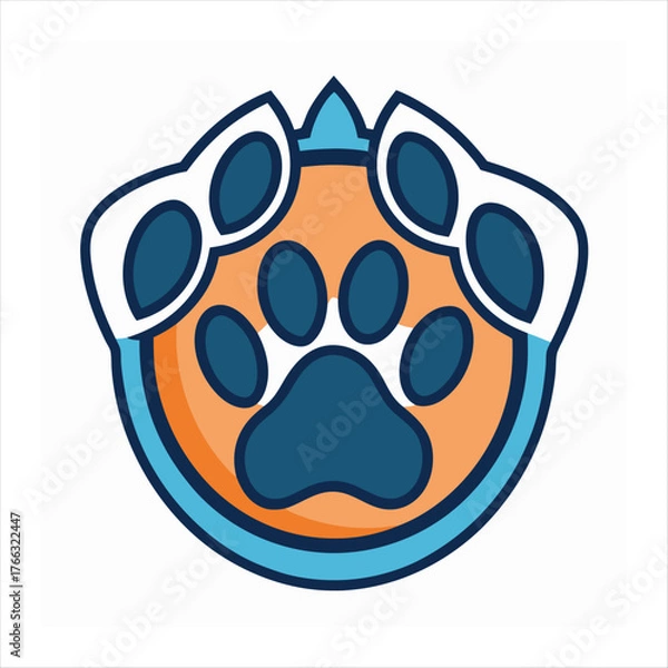 Fototapeta walf vector art