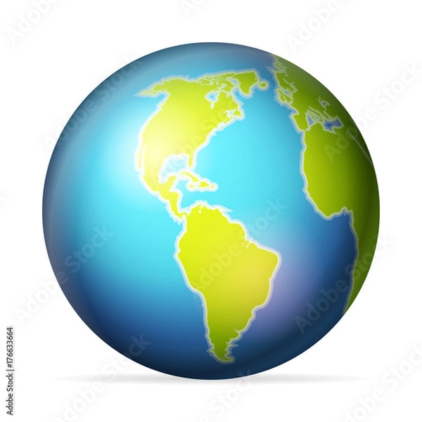 Fototapeta World globe