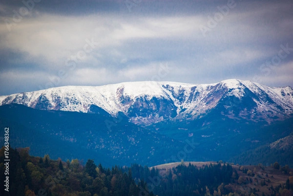 Obraz snow covered mountains