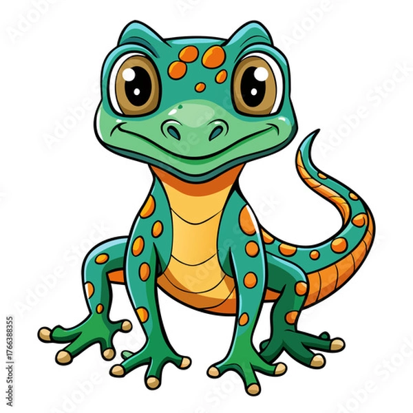 Obraz funny frog cartoon