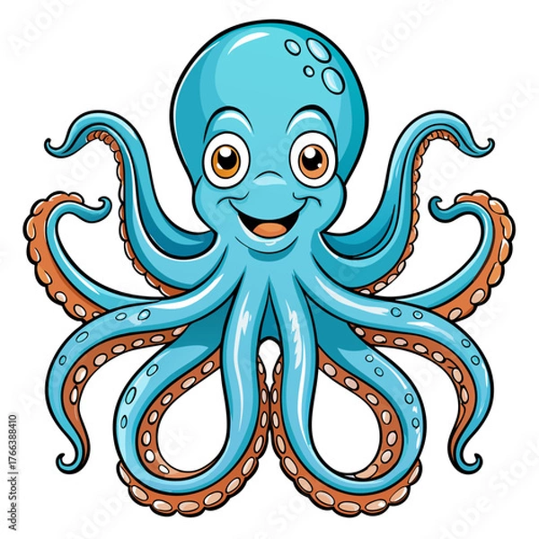 Obraz set of octopus