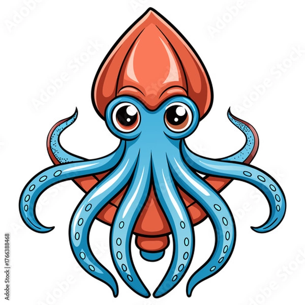 Obraz vector illustration of an octopus