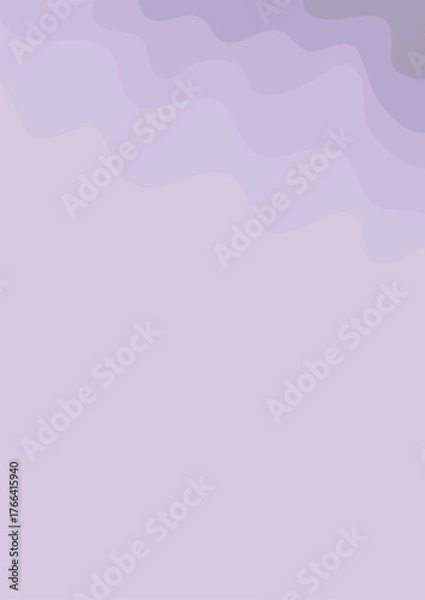 Obraz Abstract Background Purple Color, wavy layer, Design For Flyer, Brochure, and Book Cover