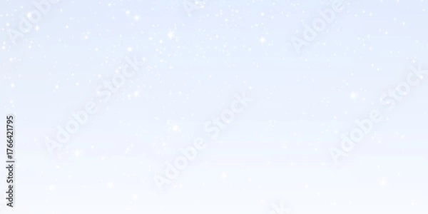 Fototapeta A beautiful Winter Snowfall Overlay PNG Photo with a Transparent Background, perfect for Holiday and Christmas Designs