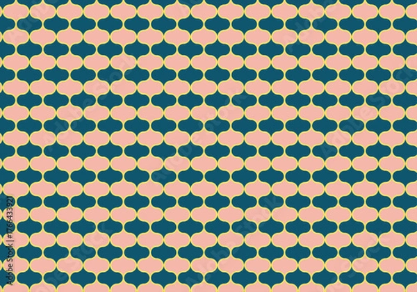 Fototapeta シンプルな和柄　網目紋	