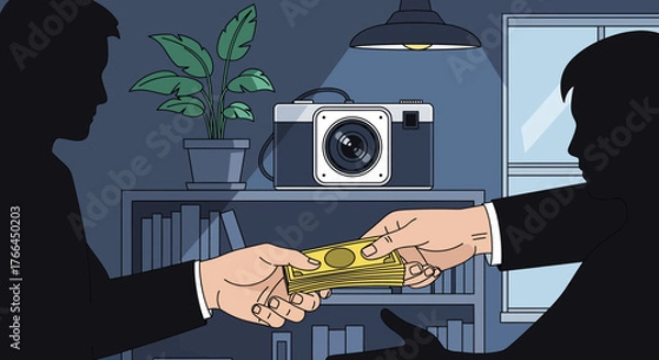 Obraz Camera Purchase: Shadowy Deal