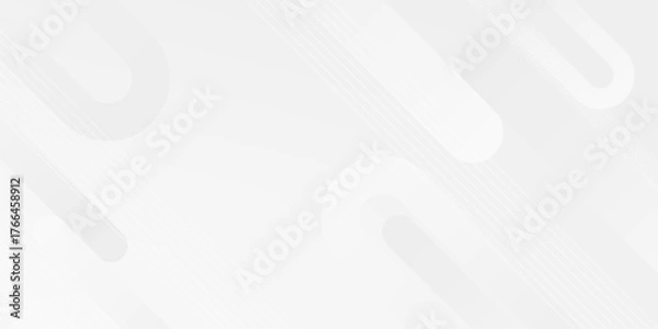 Obraz Abstract white background. Minimal geometric white light background abstract design.