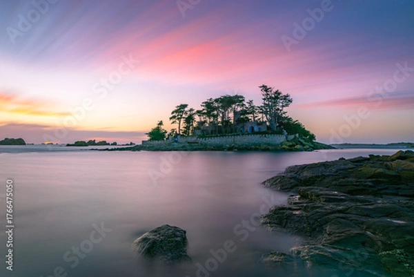 Obraz Le timide coucher de soleil