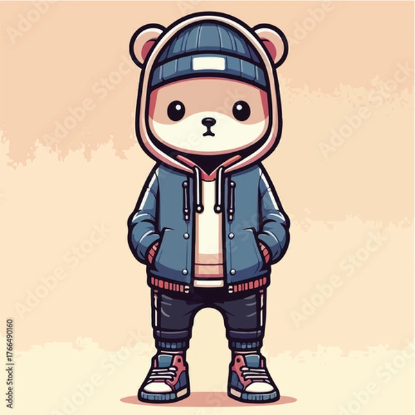 Obraz Animal Streetwear illustration