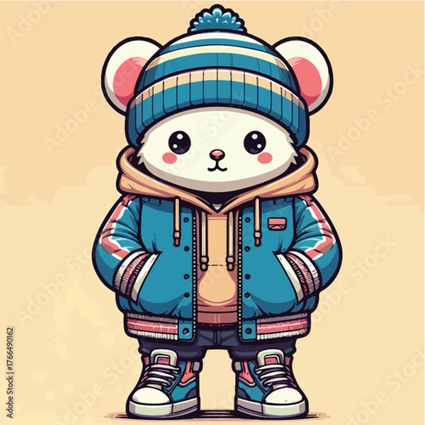 Obraz Animal Streetwear illustration