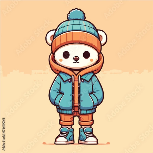 Obraz Animal Streetwear illustration