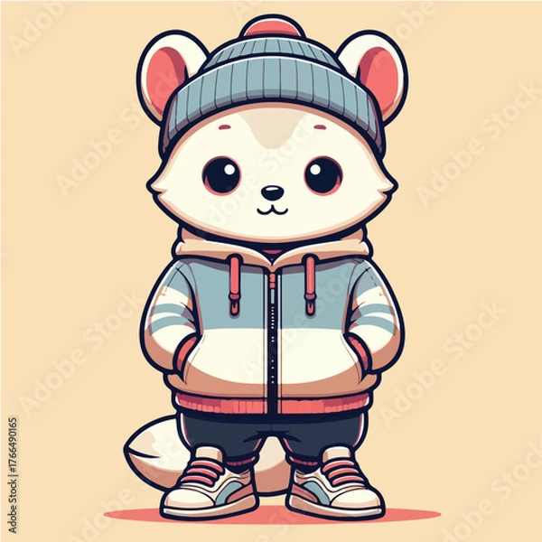 Obraz Animal Streetwear illustration