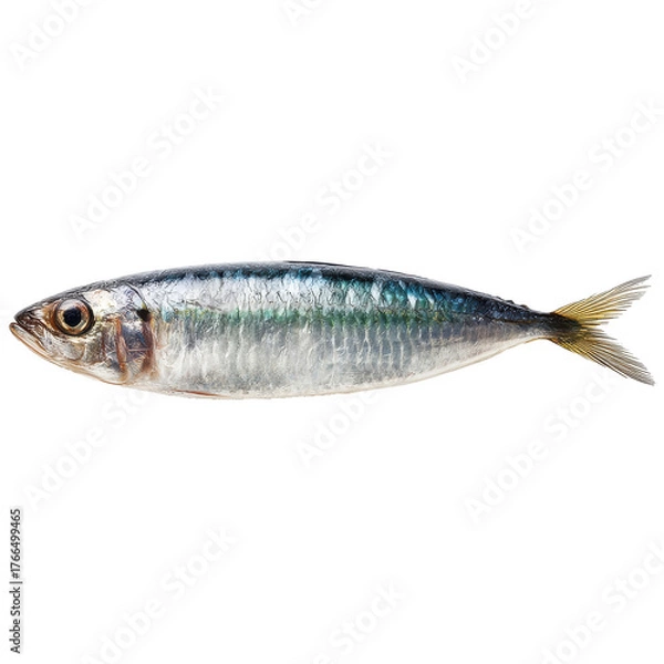 Fototapeta Fresh sardine png fish png seafood png marine png ocean png silver png scales png food png ingredient png market png transparent background image