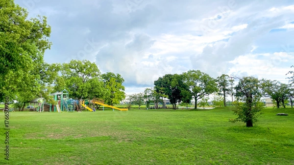 Obraz ひょうたん島公園の夏風景