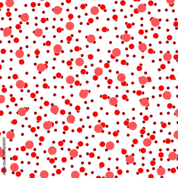 Obraz Seamless pattern with small circles icon isolated on transparent background