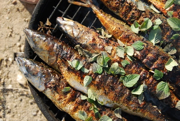 Obraz smoked mackerel