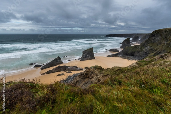 Obraz Bedruthan steps Cornwall