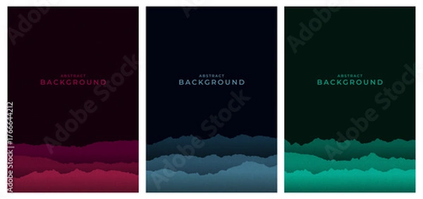 Obraz Abstract textured backgrounds. Mountain landscape concept. Minimalist, textured, and elegant design. Vector