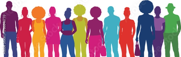 Obraz Versatile cmyk and rgb color graphic design with helvetica and courier fonts suitable for various print and digital applications