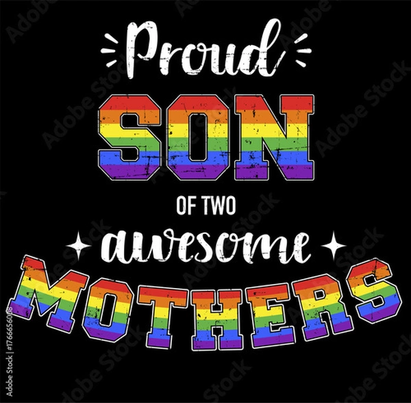 Obraz LGBTQ+ Gay Lesbian Rainbow Flag