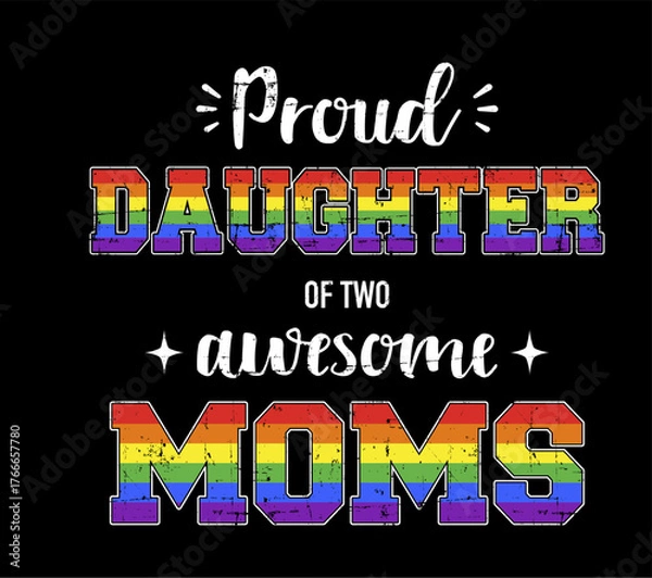 Obraz LGBTQ+ Gay Lesbian Rainbow Flag