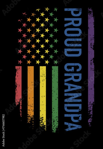 Obraz LGBTQ+ Gay Lesbian Rainbow Flag