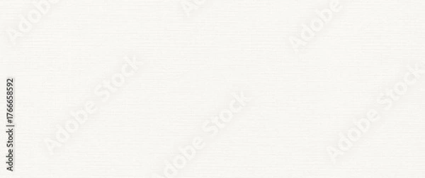 Fototapeta White paper texture canvas background. Real pattern, rough textured surface. Natural fabric material. Minimalist flat lay mockup with copy space. Neutral backdrop for design, text, banner, wallpaper