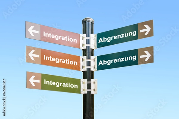 Obraz Schild 294 - Integration