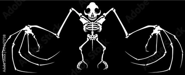 Obraz Szkielet nietoperza
