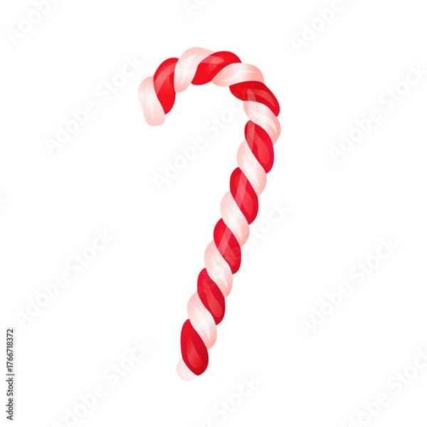 Fototapeta Candy Cane Christmas Ornament